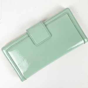 Halogen Mint Leather Wallet